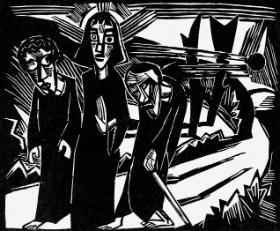 Karl Schmidt-Rottluff, „Droga do Emaus”, 1918 r.