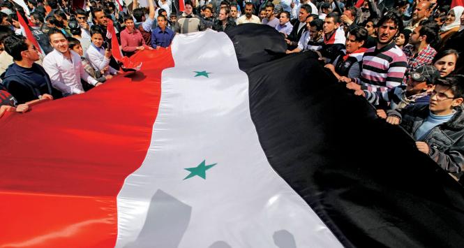 Gdy w Daara i Latakii trwały demonstracje, w Damaszku na cześć prezydenta skandowało kilkadziesiąt tysięcy osób.