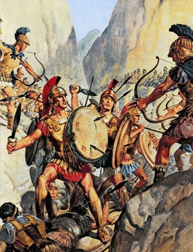 James Edwin McConnell „Bitwa pod Termopilami”.