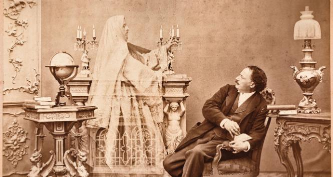 Adolf Ost, „Pojawienie się ducha”, przed 1864 r.