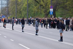 Na harcerzy zawsze można liczyć. To oni pomagali pilnować porządku, to oni biegli z wodą, gdy komuś zrobiło się słabo.