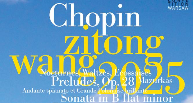 Zitong Wang, „Chopin (nagrania konkursowe, 2 CD)”