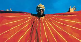 Sun Ra, czyli Herman Poole Blount, znany na całym świecie jazzowy muzyk.