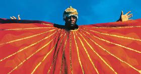 Sun Ra, czyli Herman Poole Blount, znany na całym świecie jazzowy muzyk.