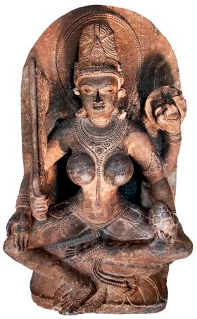 Posążek dewi – Wielkiej Bogini (X w.).