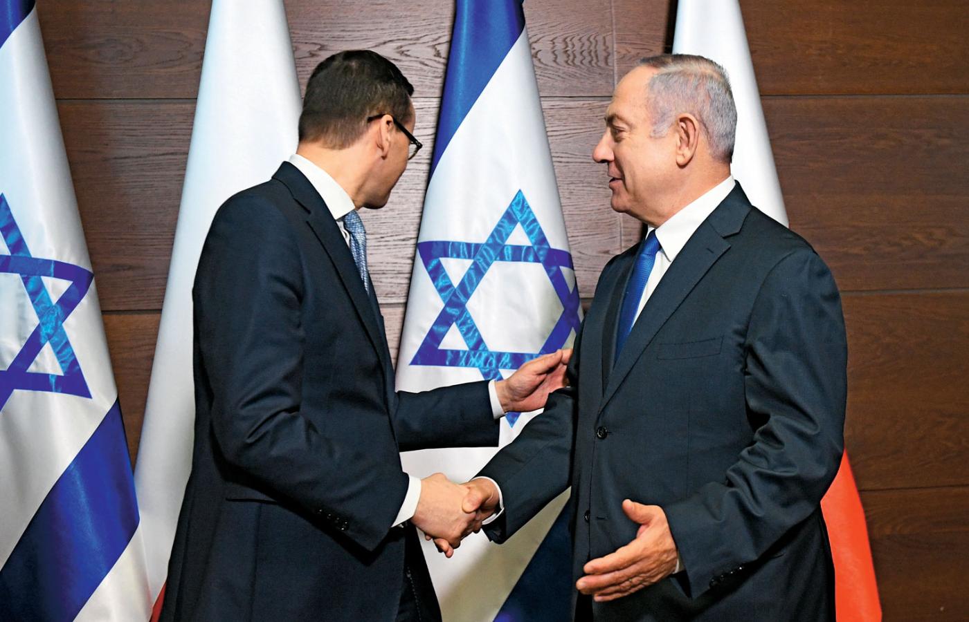 Premierzy Beniamin Netanjahu i Mateusz Morawiecki, Szczyt bliskowschodni w Warszawie.