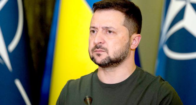 Prezydent Ukrainy Wołodymyr Zełenski