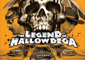 Fragment plakatu zapowiadającego ostatni film Gilliama, krótkometrażówkę „The Legend of Hallowdega”