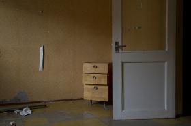 Pokój na pierwszym piętrze budynku nr 38.