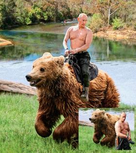 Popularny mem z Władimirem Putinem krążący po sieci.