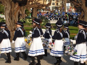 Uroczysta procesja z okazji dnia świętego Sebastiana.