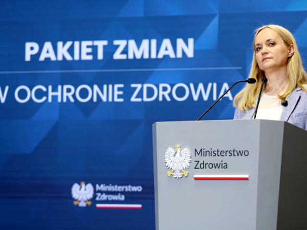 Ministra zdrowia Jolanta Sobierańska-Grenda