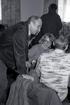 W Czytelniku przy ul. Wiejskiej bywał m.in.Ryszard Kapuściński (1982 r.)