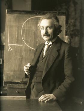 Albert Einstein w 1921 r.