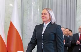 Dominika Chorosińska jako minister w „rządzie dwutygodniowym”.