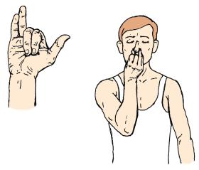 Gdy masz 30 sekund: Ćwiczenie z dłońmi.