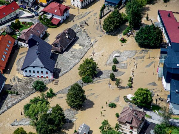 Powodzie i podtopienia dotknęły dwóch trzecich terytorium Słowenii.