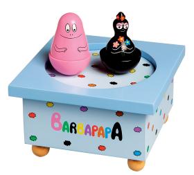 Pozytywka Barbapapa i Barbamama. Drewniana pozytywka z kolekcji Barbapapa. Figurki tańczą do muzyki Mozarta. Ciekawa zabawka (dla dzieci od 3 lat) i ozdoba dziecięcego pokoiku. Uspokaja i pobudza wyobraźnię dziecka,  www.petitbaby.pl, cena: 99 zł.