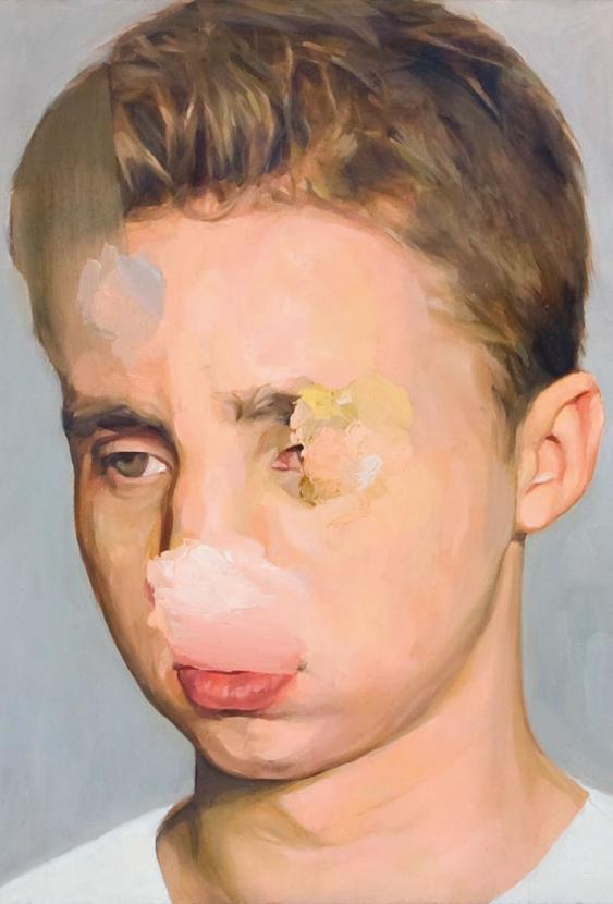 Cyryl Polaczek – laureat 11. edycji, „Autoportret”, 2012, olej na płótnie.